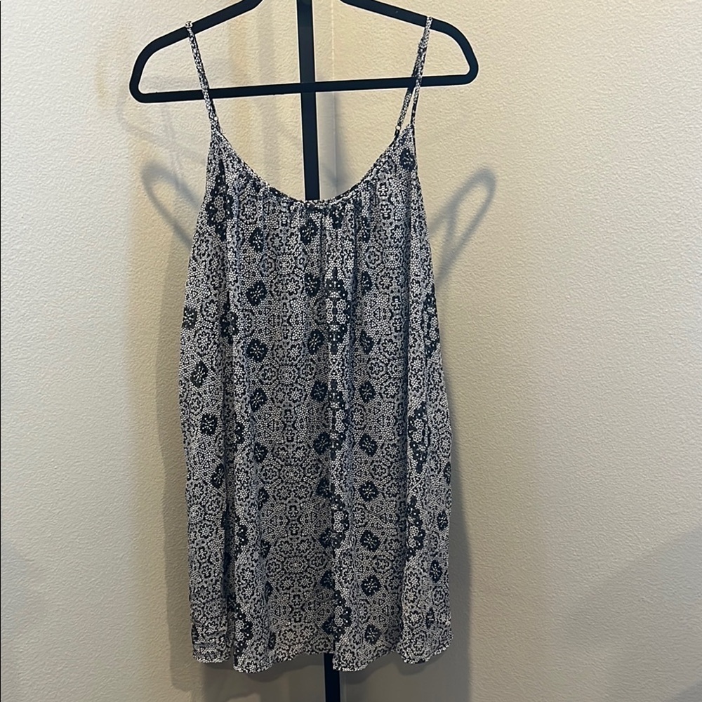 Xhilaration Black and Gray Sundress
